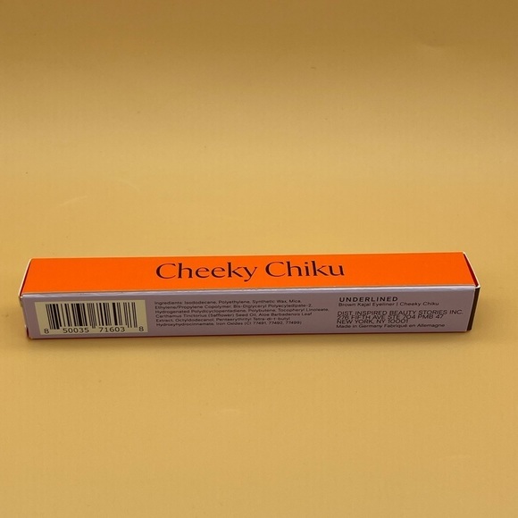 Kulfi Underlined Kajal Clean Waterproof Long-Wear Eyeliner in Cheeky Chiku, NIB - Picture 2 of 6